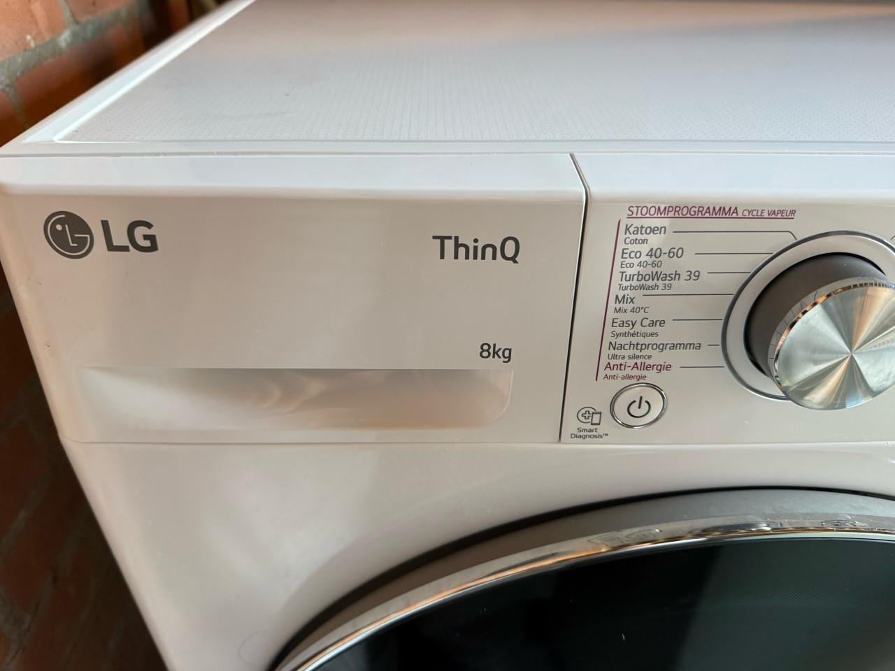 LG ThinQ wasmachine 8 kg