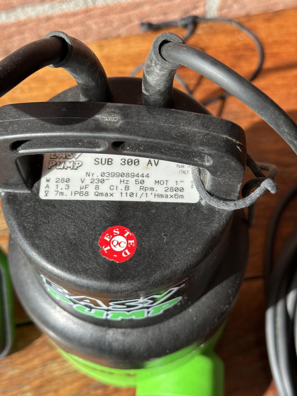 Dompelpomp Easy Pump Sub 300