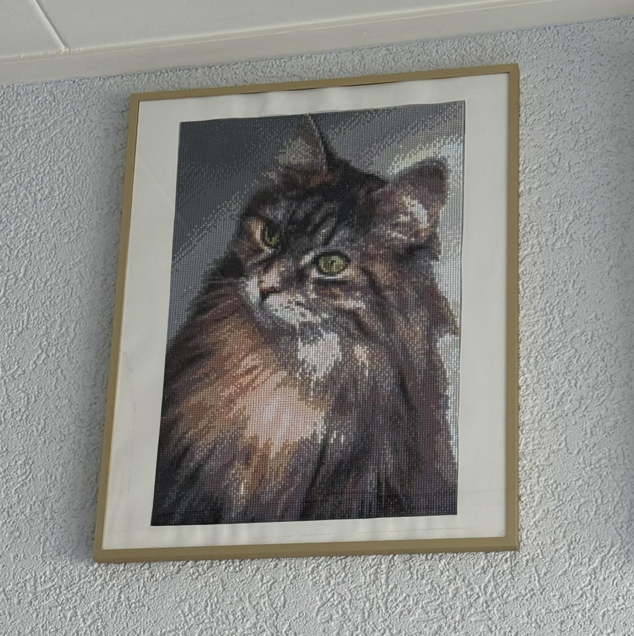 Borduur werkjes / daimantpainting ingelijst
