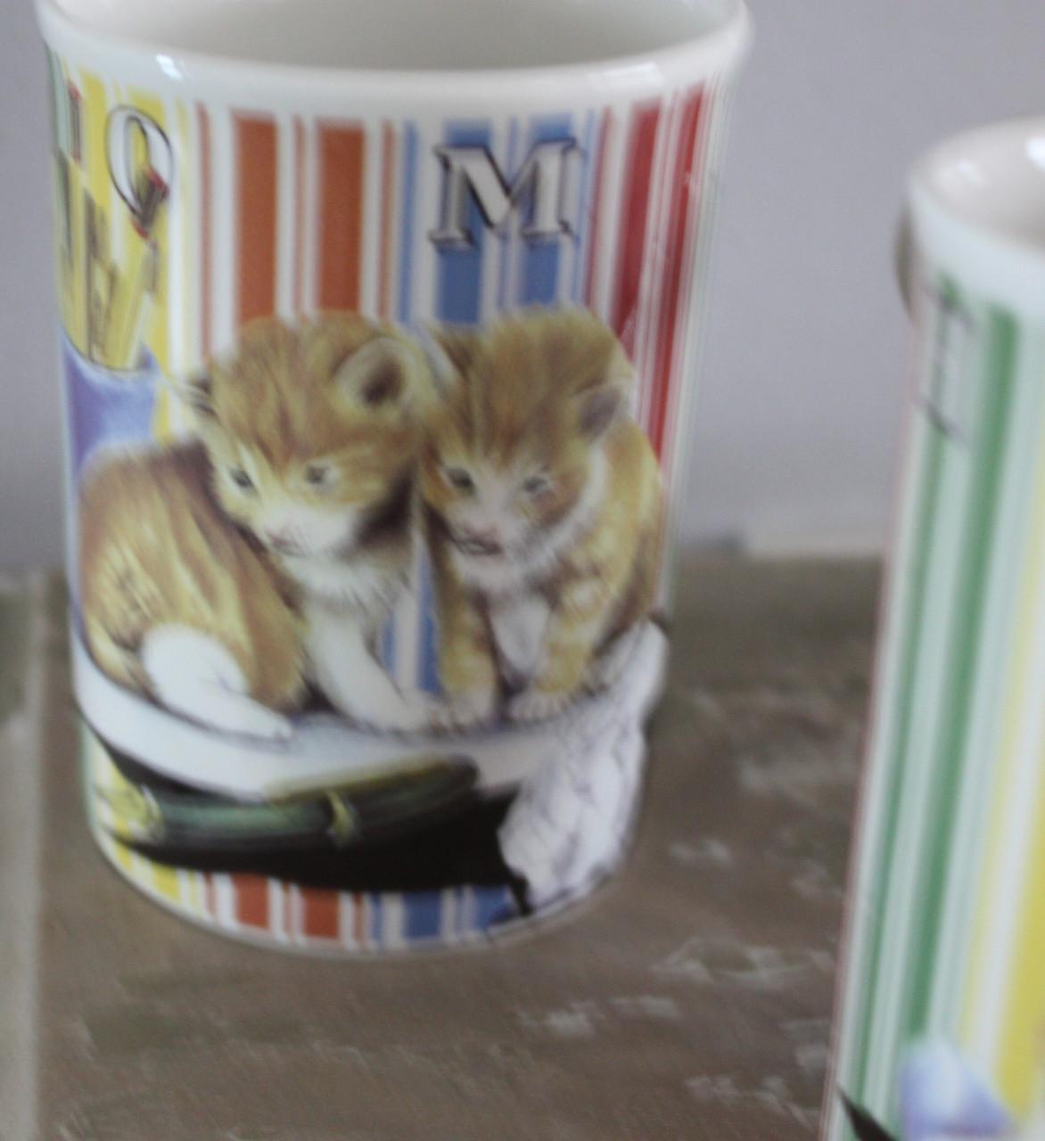 Set van 3 poezen mokken