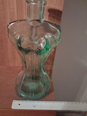 Vaas of fles in de vorm van een buste
