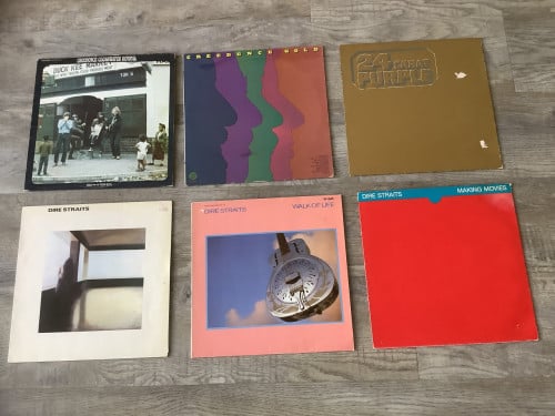 Collectie Rock LP ‘s - Dire Straits, Deep Purple, Creedence Clearwater Rev