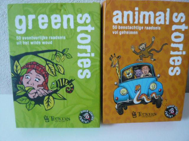 2 NIEUWE KAARTSPELLEN NIMAL STORIES EN GREEN STORIES