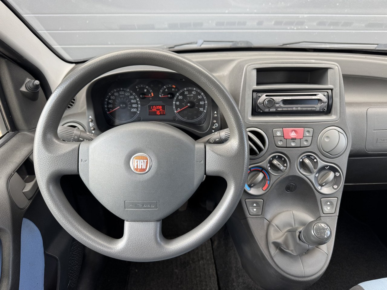 Fiat Panda 1.2 50KW Classic 5DRS 2009 Grijs Airco Apk Nap