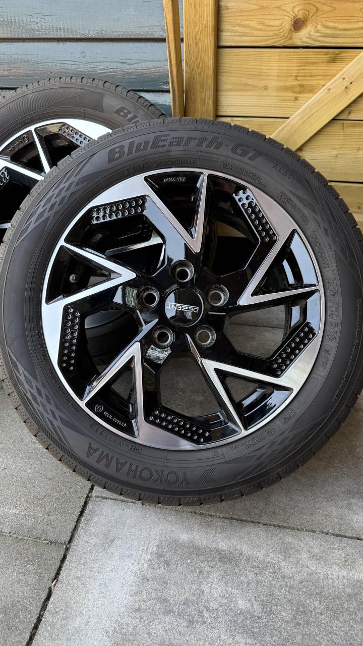 DEZENT 16” velgen+banden+TPMS nieuwstaat!