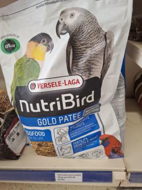 Nutribird gold patee grote parkiet nu ook in 10 kg verpakking