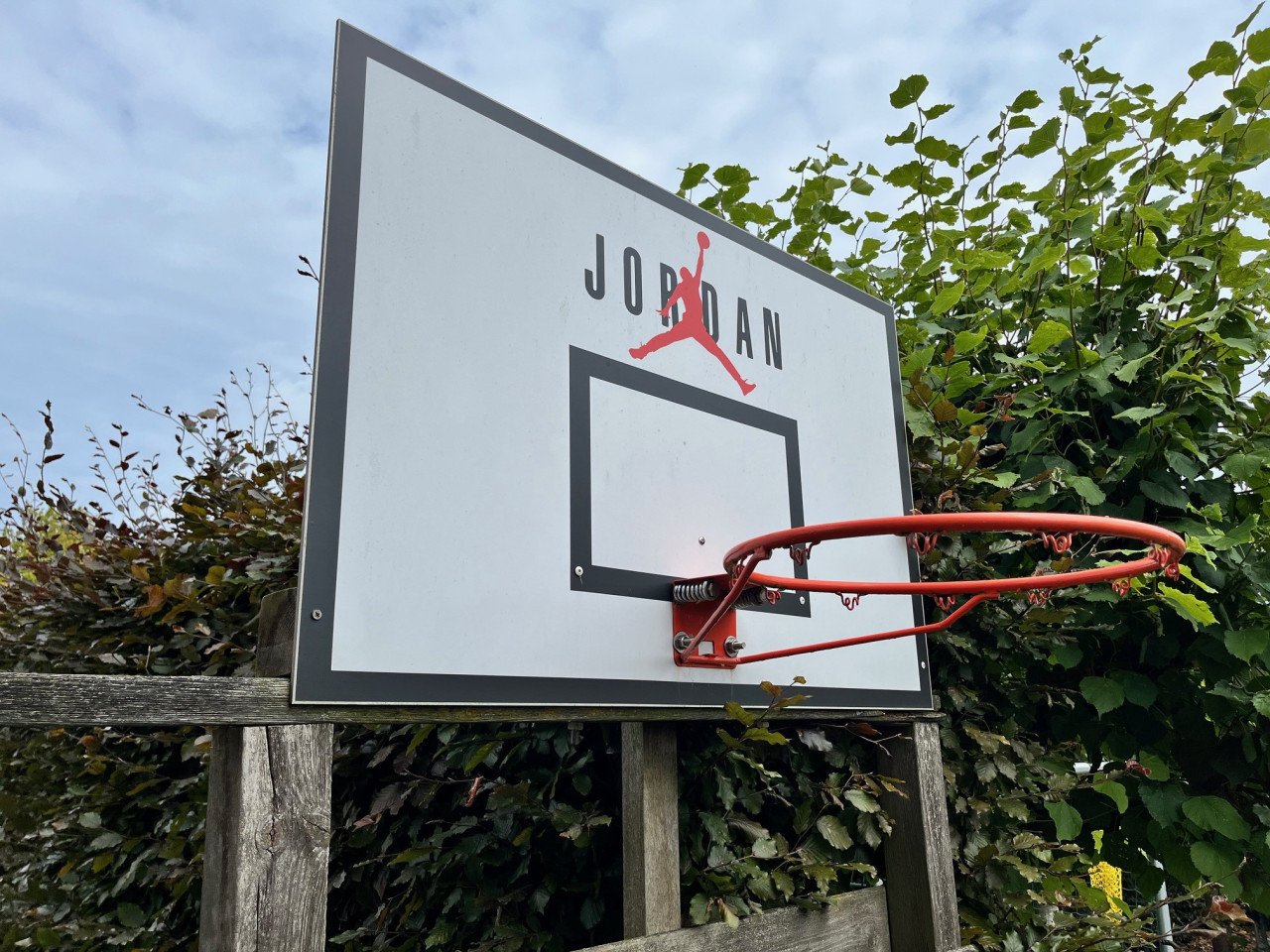 Basketbalring met bord