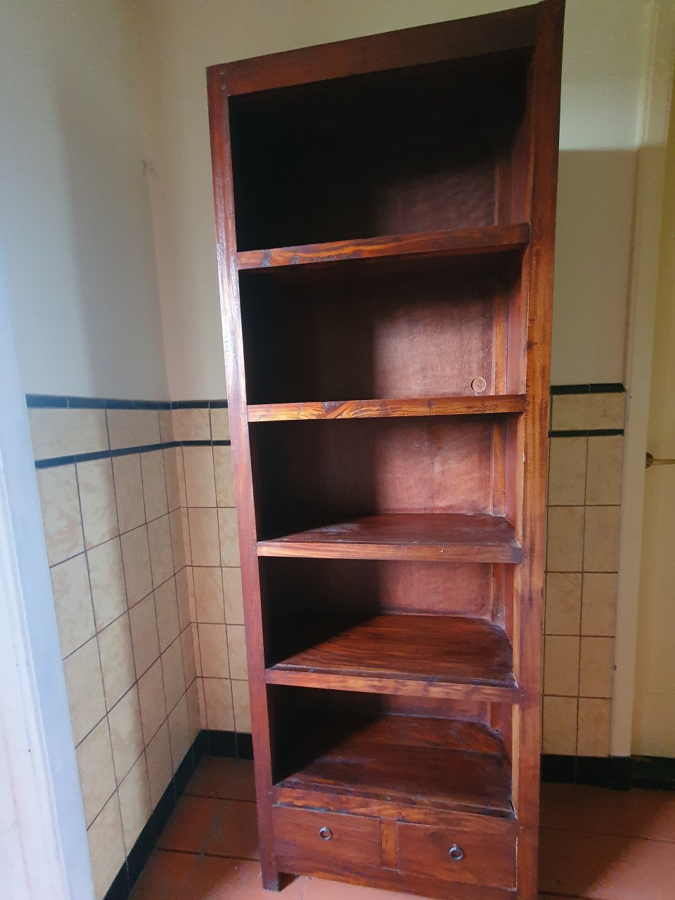 Houten boekenkast