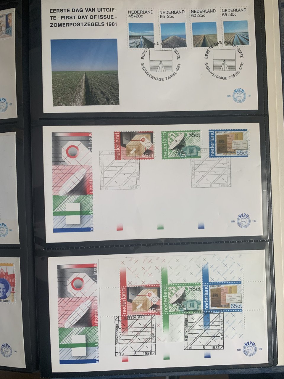 Verzameling (ruim 300 stuks) FDC's/Eerste dagenveloppen