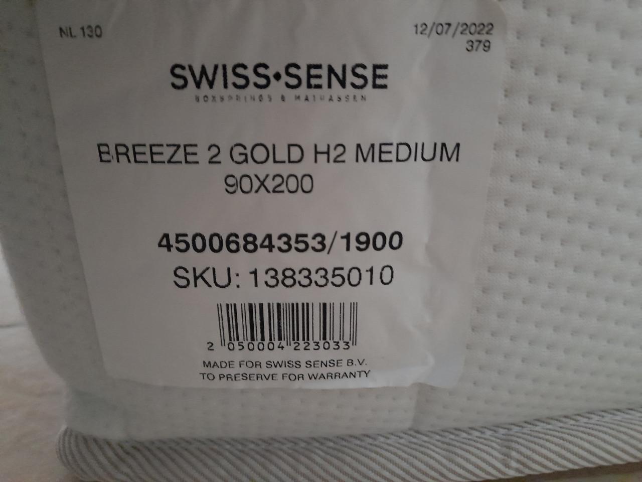 Swiss matras 90 x 200 x 22  ( in goede schone staat )