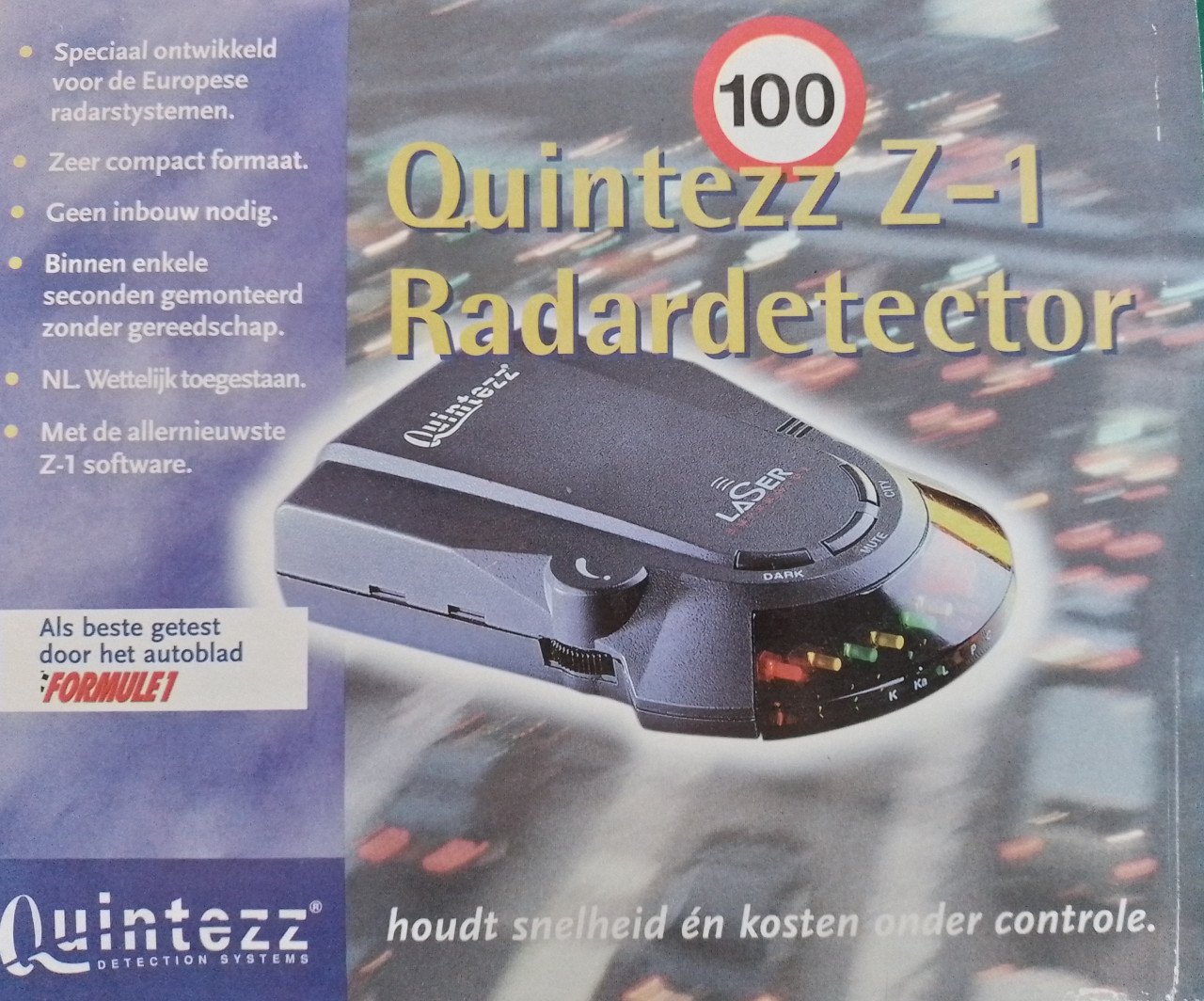 Radarverklikker Quintezz Z-1