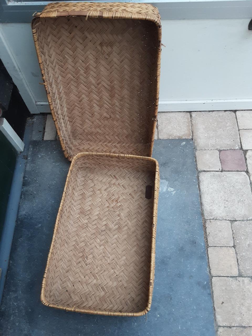 Rieten Vintage koffer