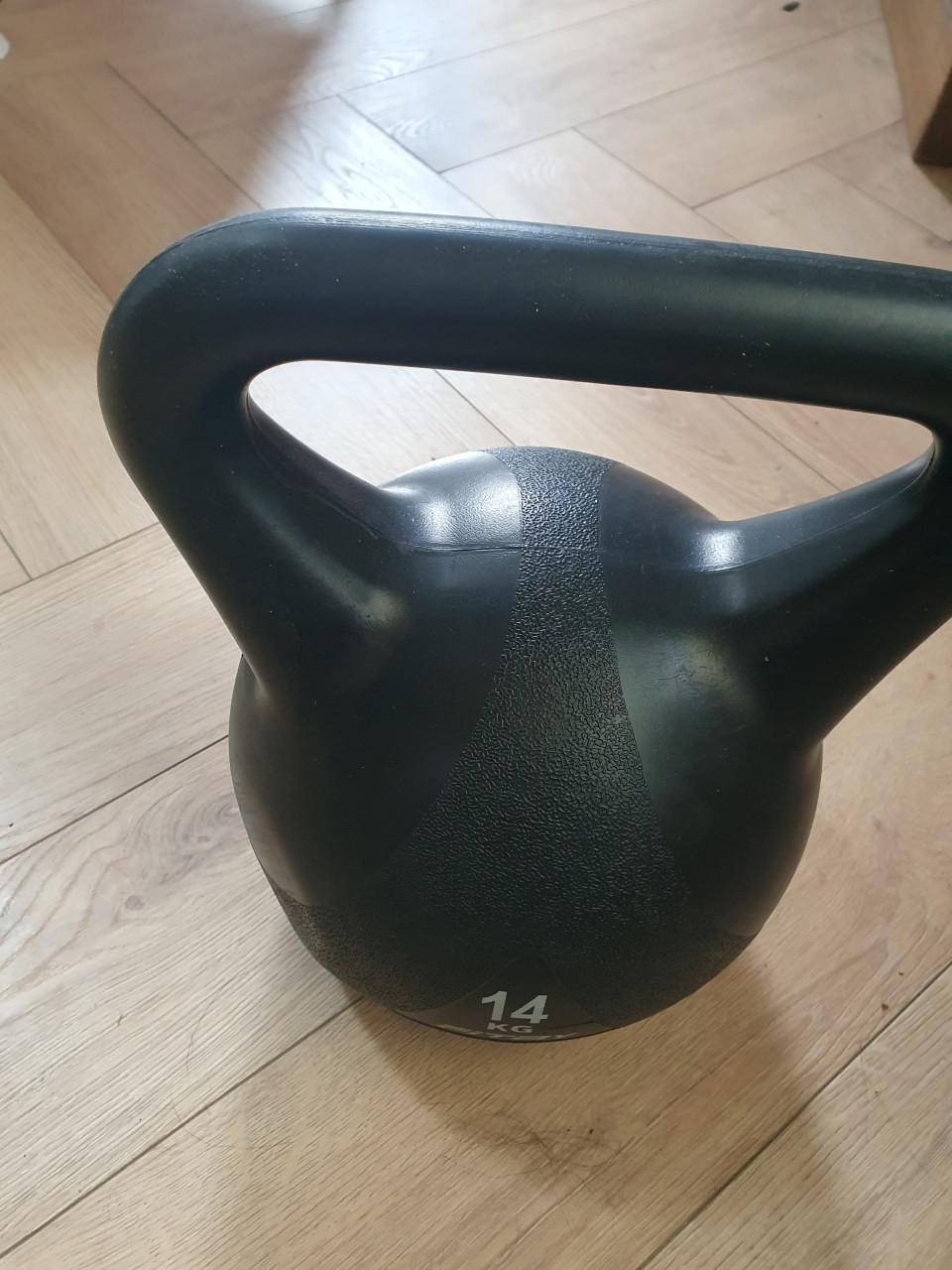 Fitby kettlebell 14 kg • fitness gewicht • crossfit • zwart