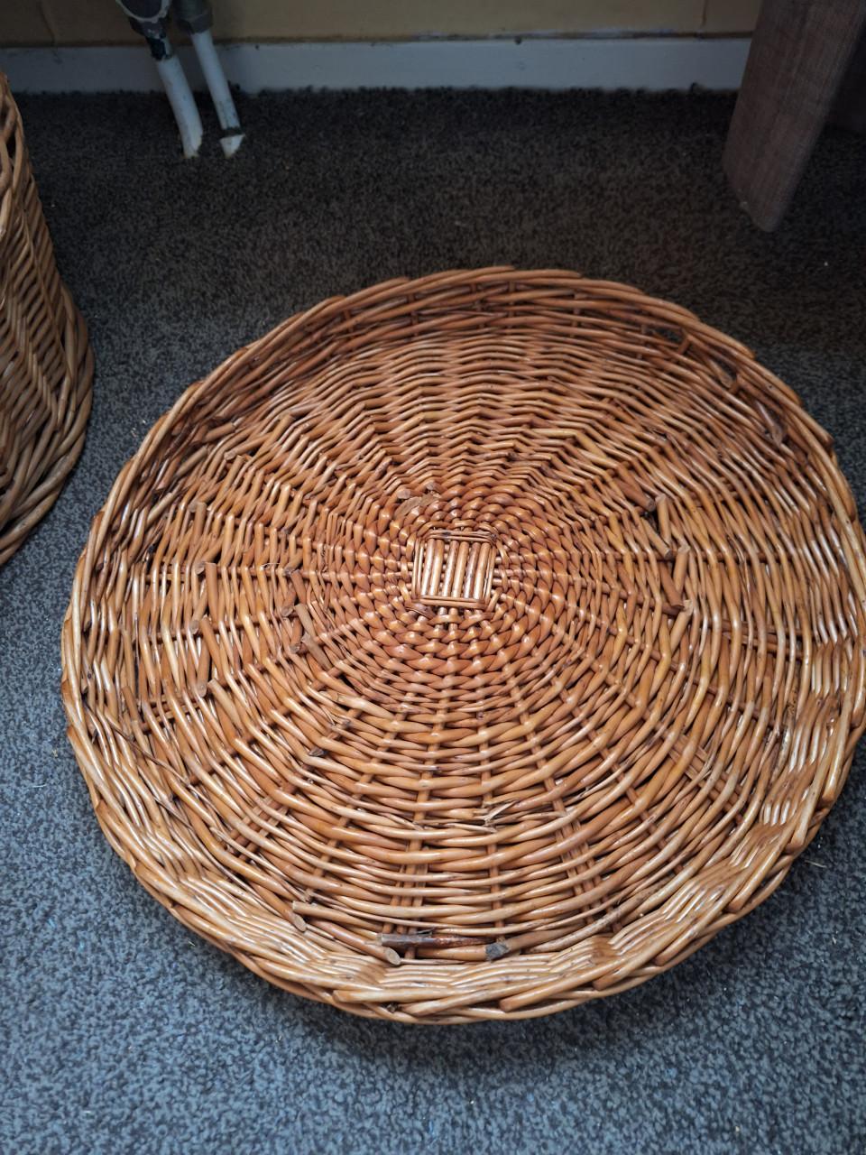 Grote rotan mand