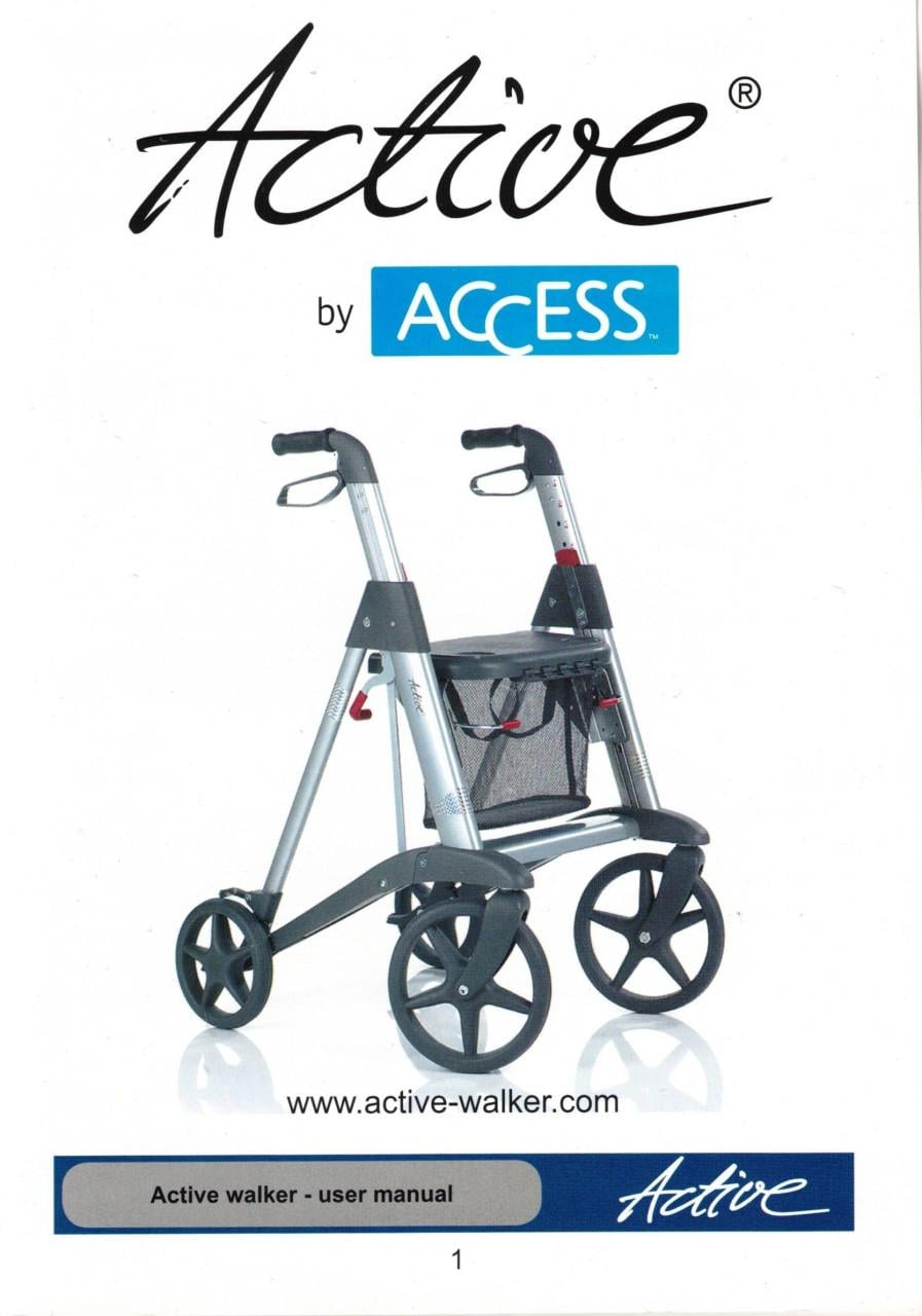 Active rollator gekocht bij de ANWB