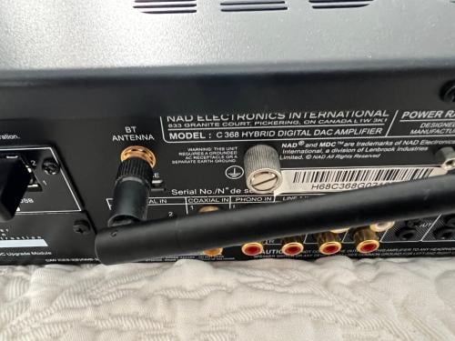 Versterker NAD c368 met BluOs module