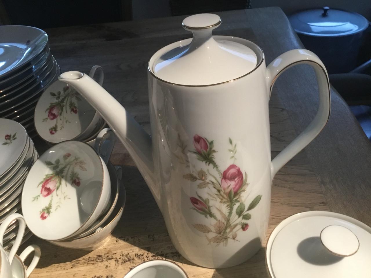 Rozenservies 12 delig