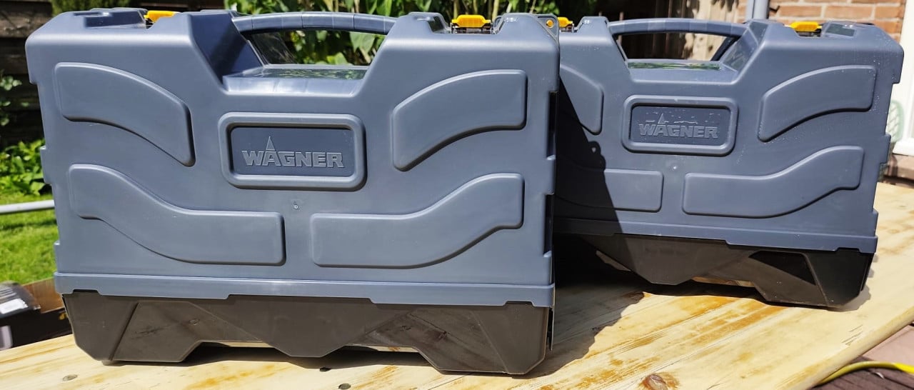 WAGNER XVLP 3500 verfspuit - lasuur, lak en latexverf - 3 spuitstukken
