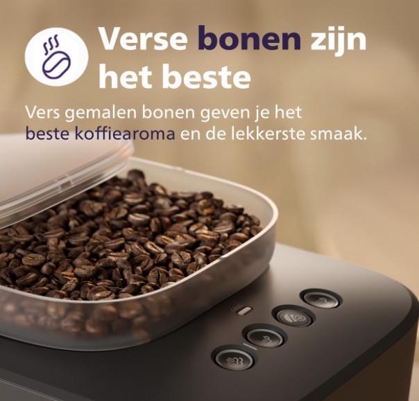 Philips baristina met melkopschuimer zwart  NIEUW