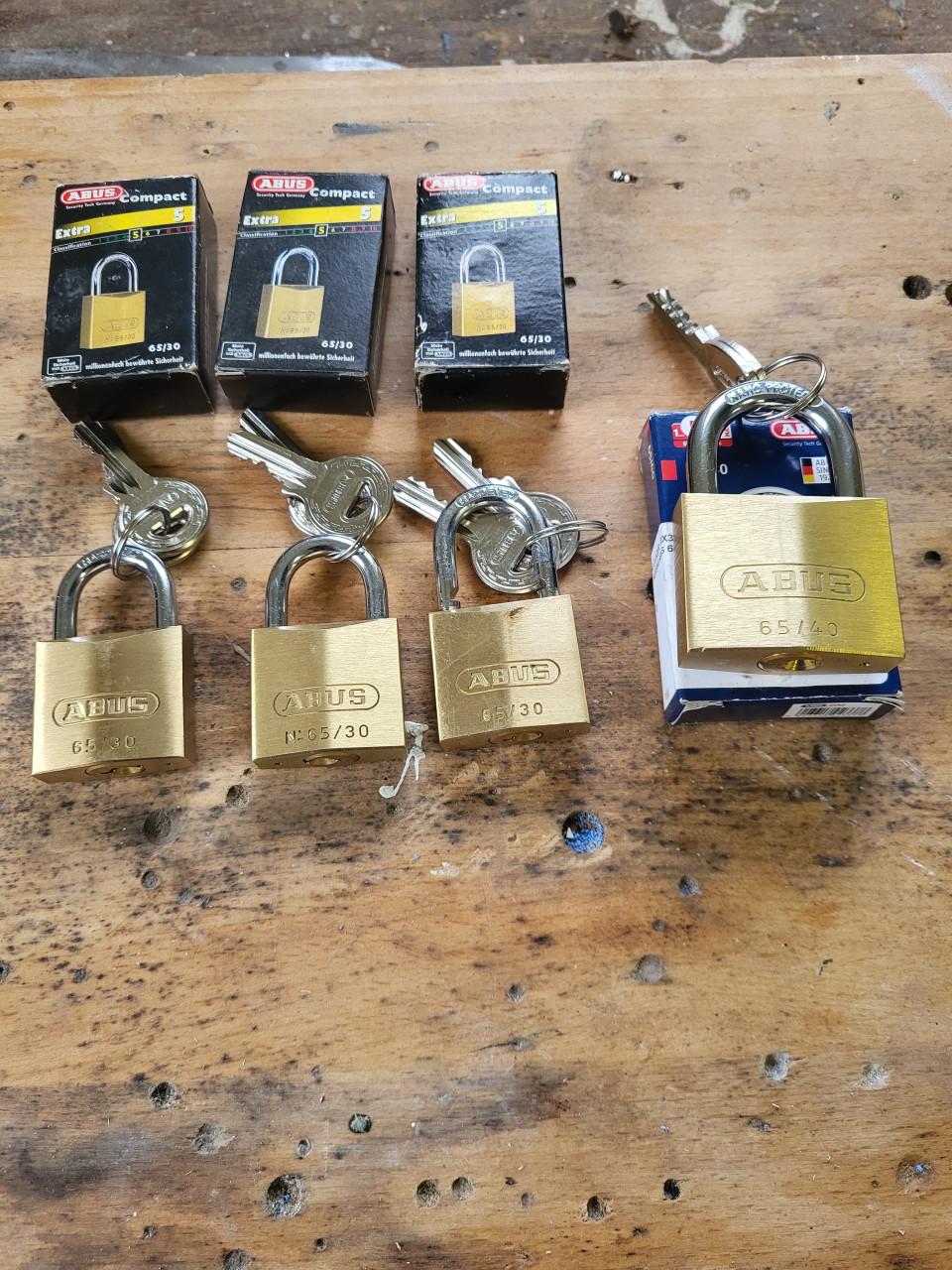 Abus hangsloten nieuw