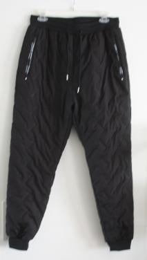 Zwarte broek met voering lekker warm maat l