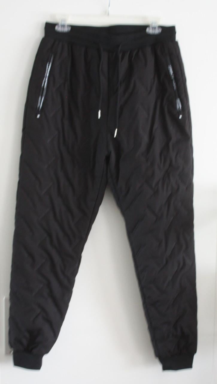 Zwarte broek met voering lekker warm maat l