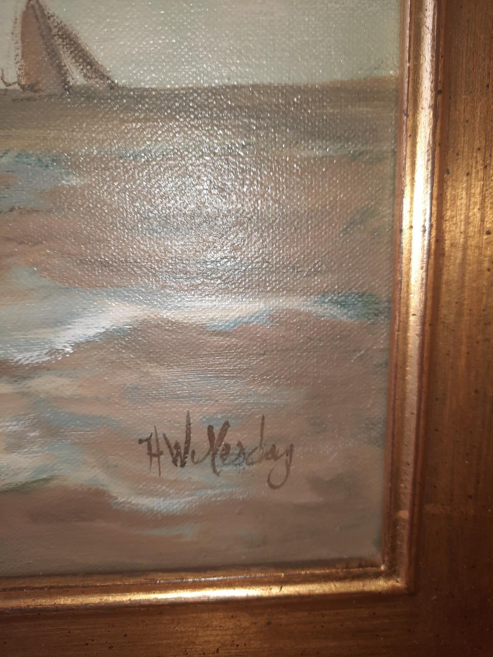 Schilderij zeegezicht