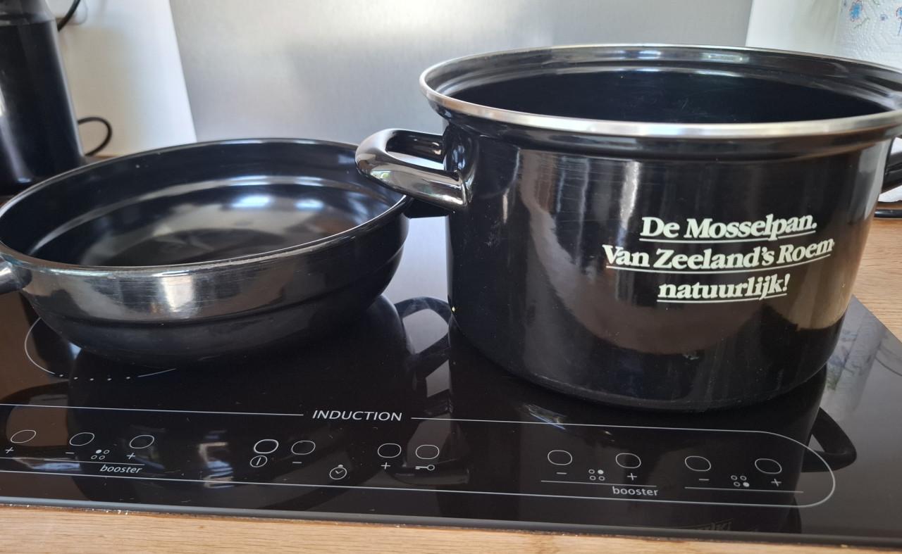 Originele Mosselpan van Zeelands' Roem, doorsnede 23cm