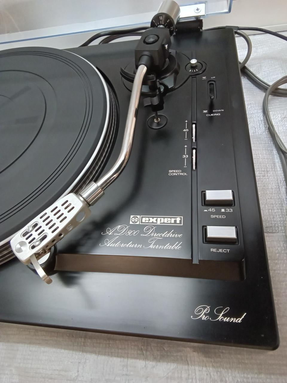 Expert platenspeler direct drive jaren 80