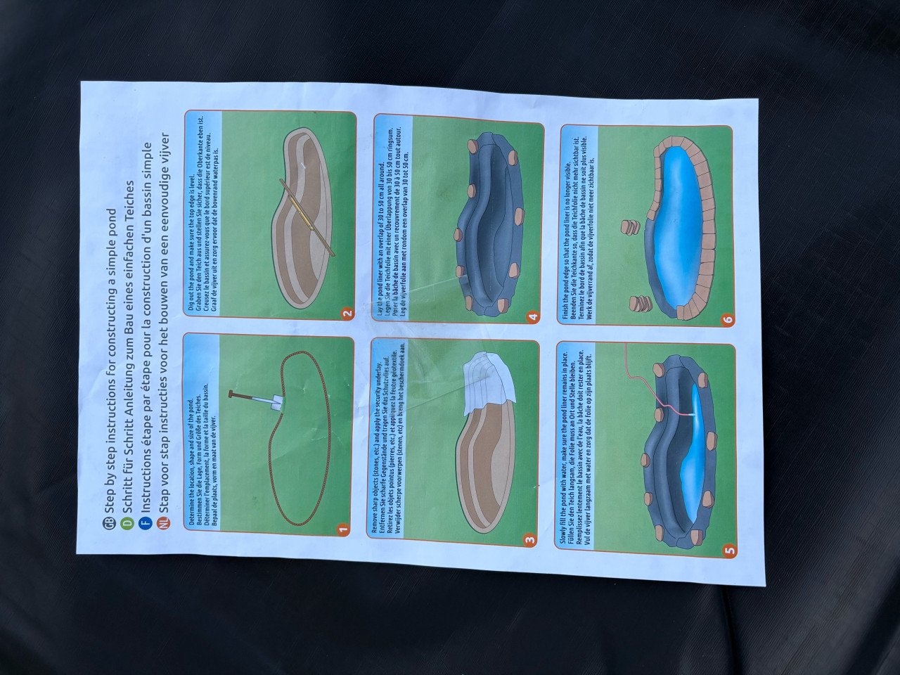 Vijverfolie PVC nieuw
