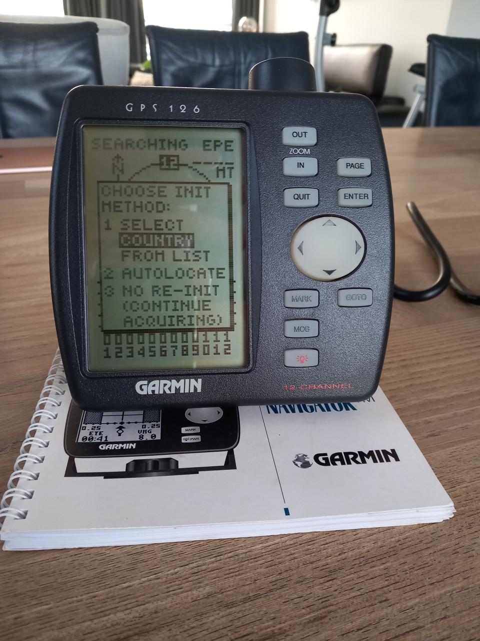 Te koop Garmin GPS 126 navigator