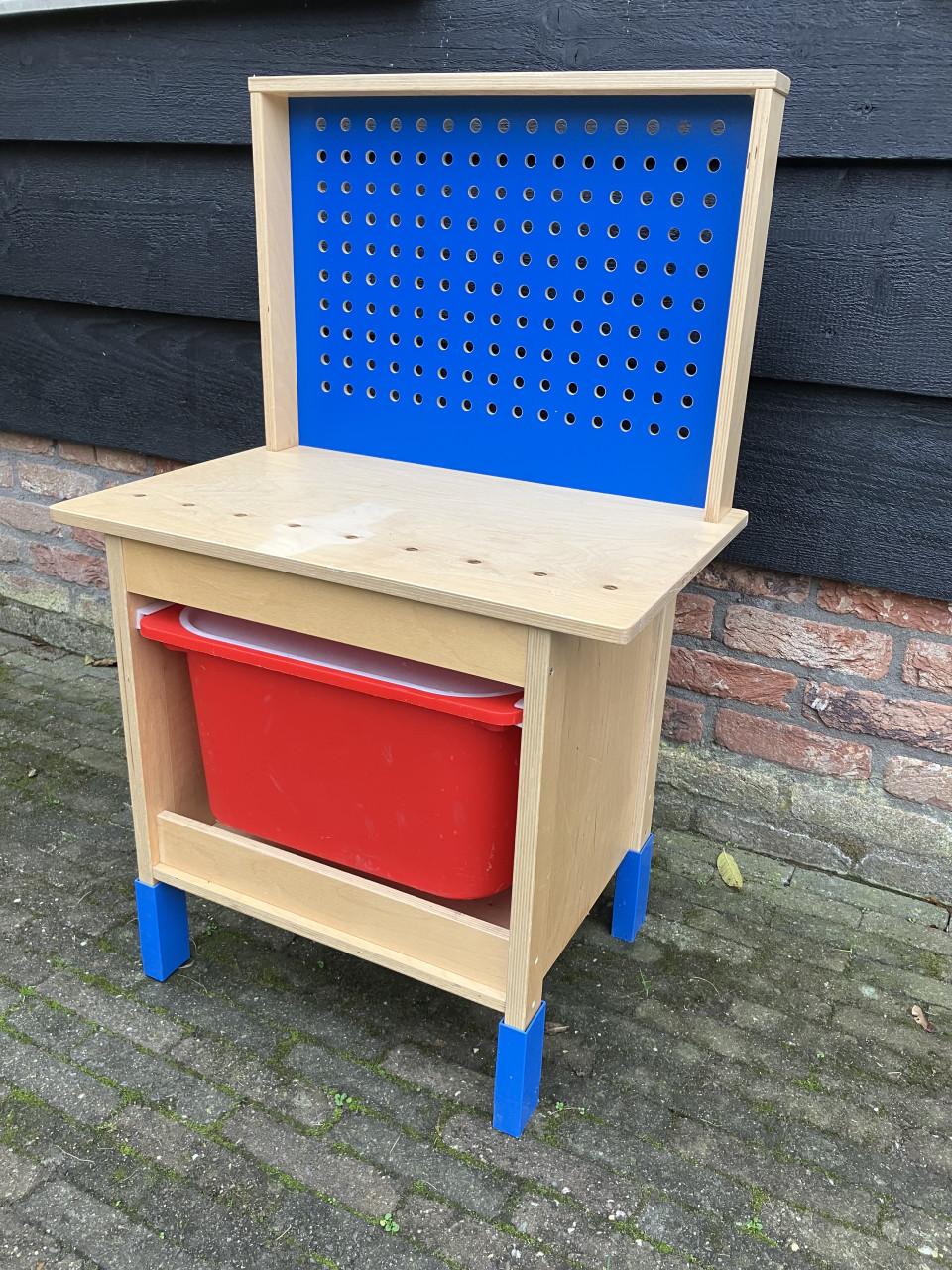 Ikea houten kinder werkbank