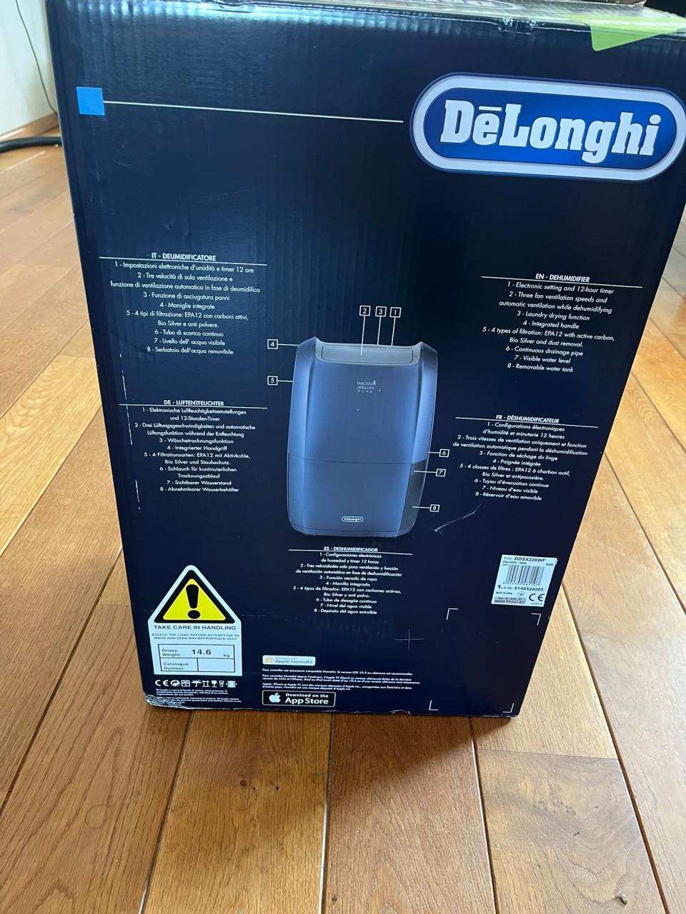 De’Longhi luchtontvochtiger