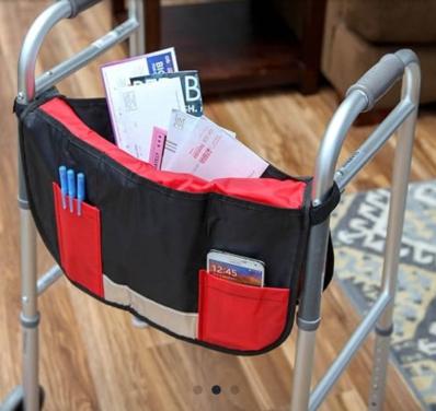 Organiser voor aan rolstoel, rollator of looprek