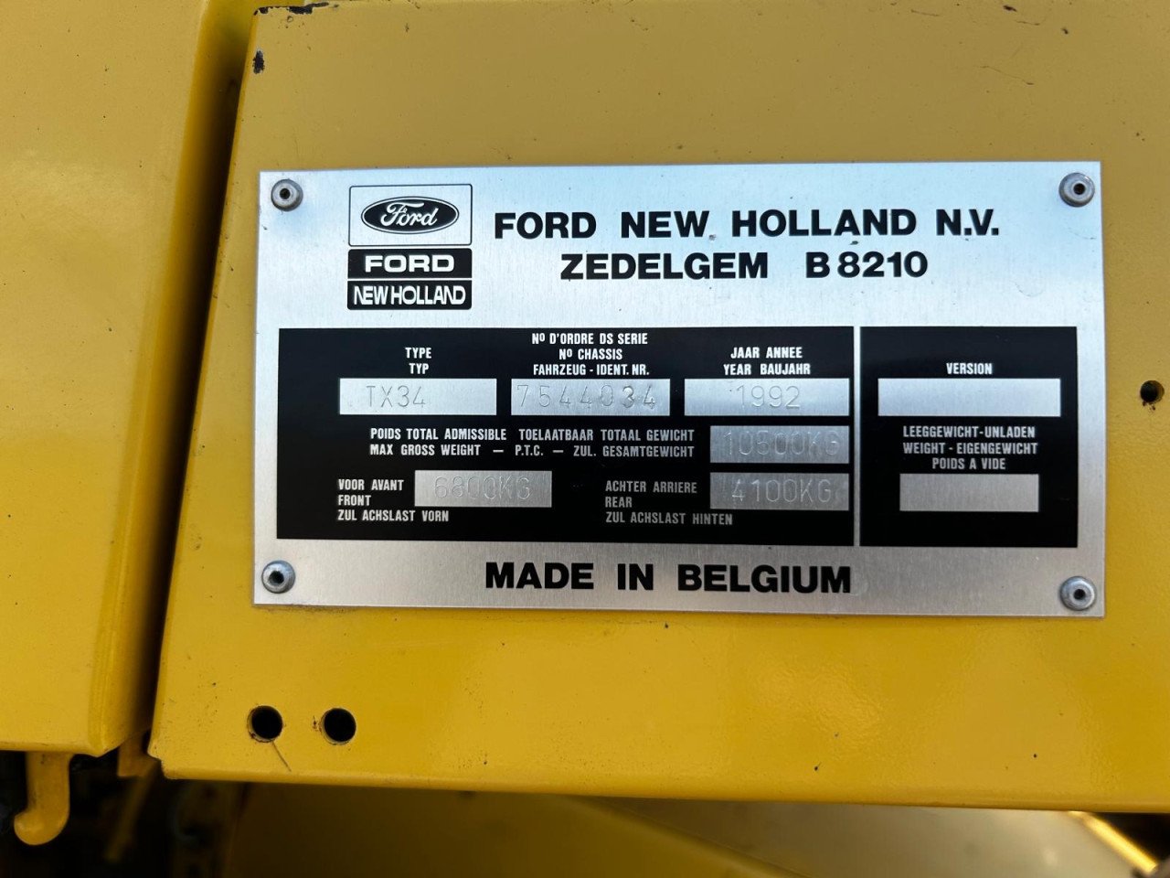 New Holland TX 34 combine – goed onderhouden, direct inzetbaar!