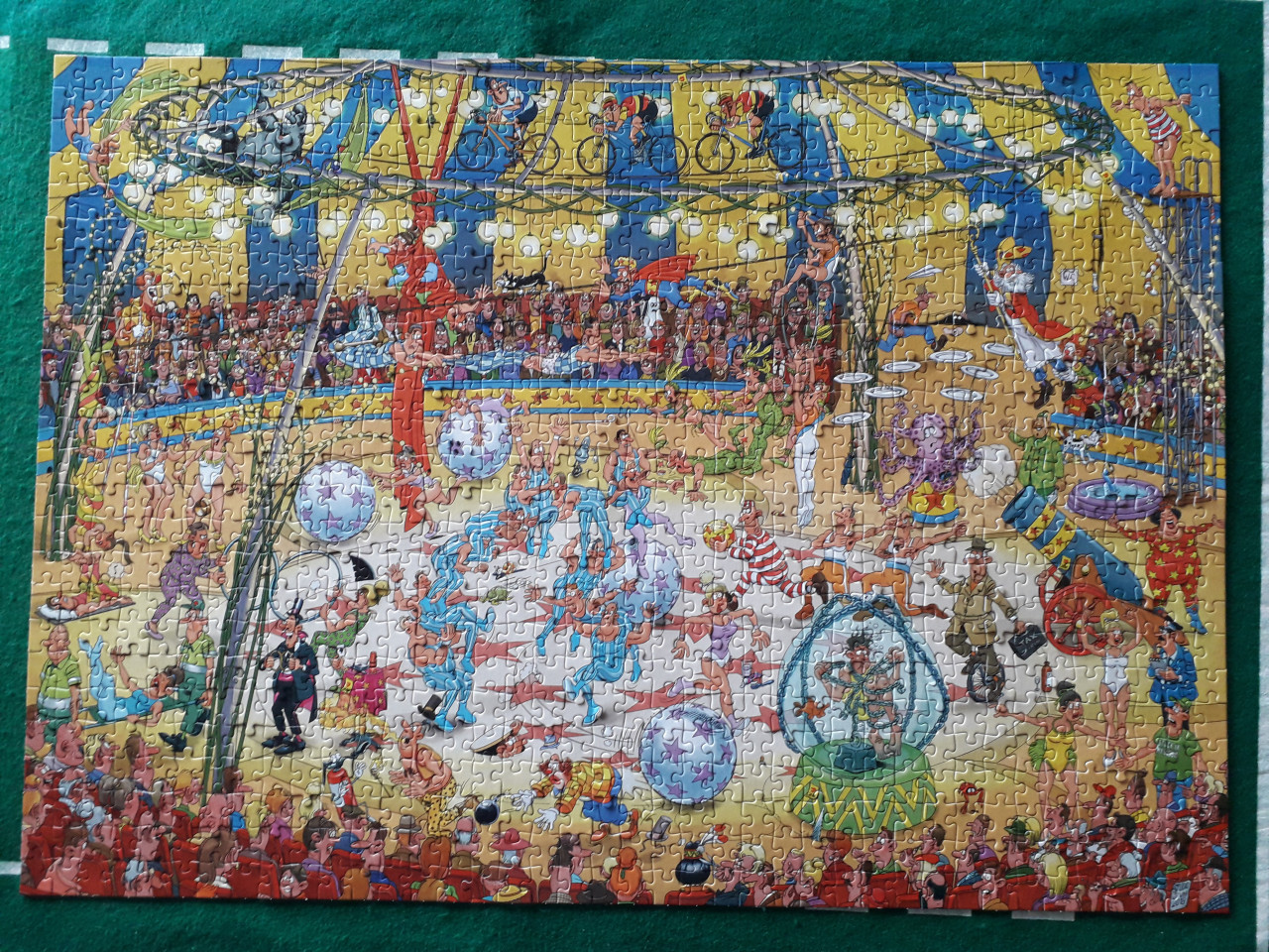 Jan van Haasteren puzzel  ACROBATEN CIRCUS