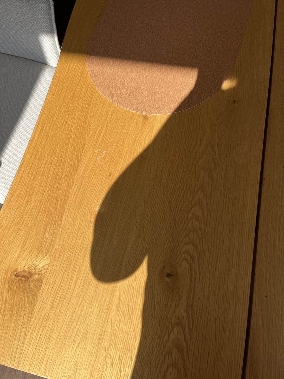 Eettafel SKOVLUNDE 90x200 naturel eiken/zwart