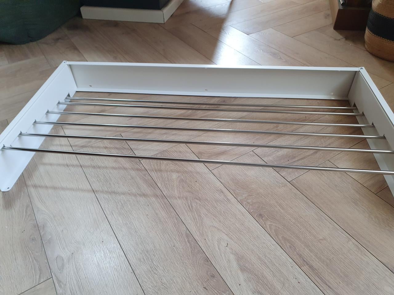 Wanddroogrek 100 cm wit – Inklapbaar – 6m drooglengte – ruimtebesparend