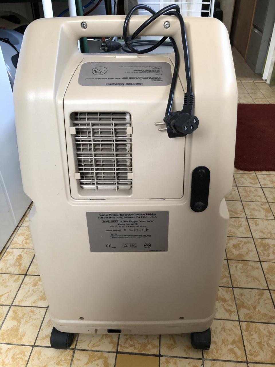 Zuurstofconcentrator Devilbiss 4lit.