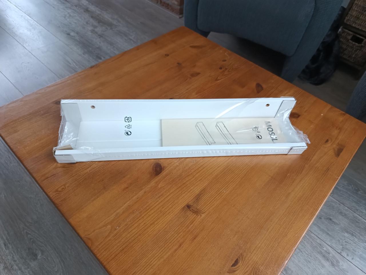 MOSSLANDA Schilderijenplank, wit, 55 cm