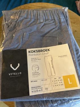 Professionele Koks-/bakkersbroek- verschillende maten