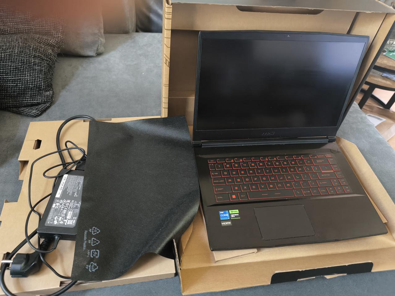 Msi thin gaming laptop 16gb ram nieuwe generatie
