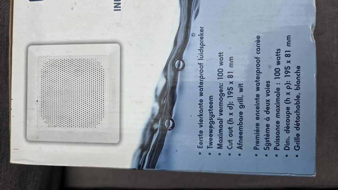 4x Artsound DC 84 Waterdichte Inbouw Luidspreker - Nieuw