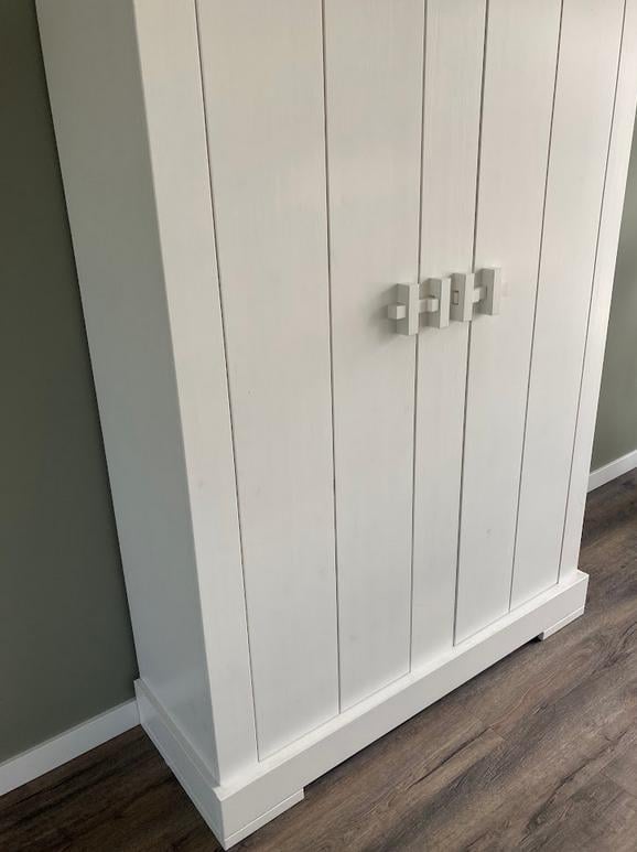 Grenen witte wandkast  - Solid kast van BePureHome