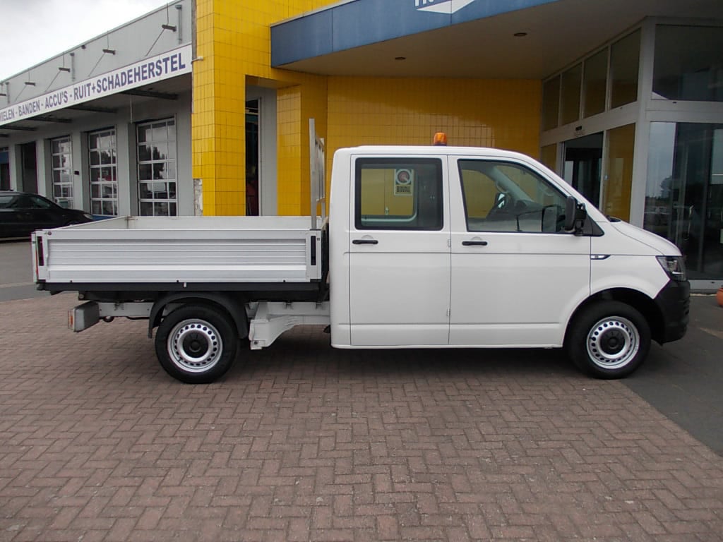 Volkswagen Transporter 2.0 tdi l2h1 dc pick-up, kipper, open laadbak