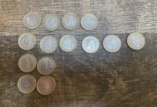 Verschillende 1 euromunten