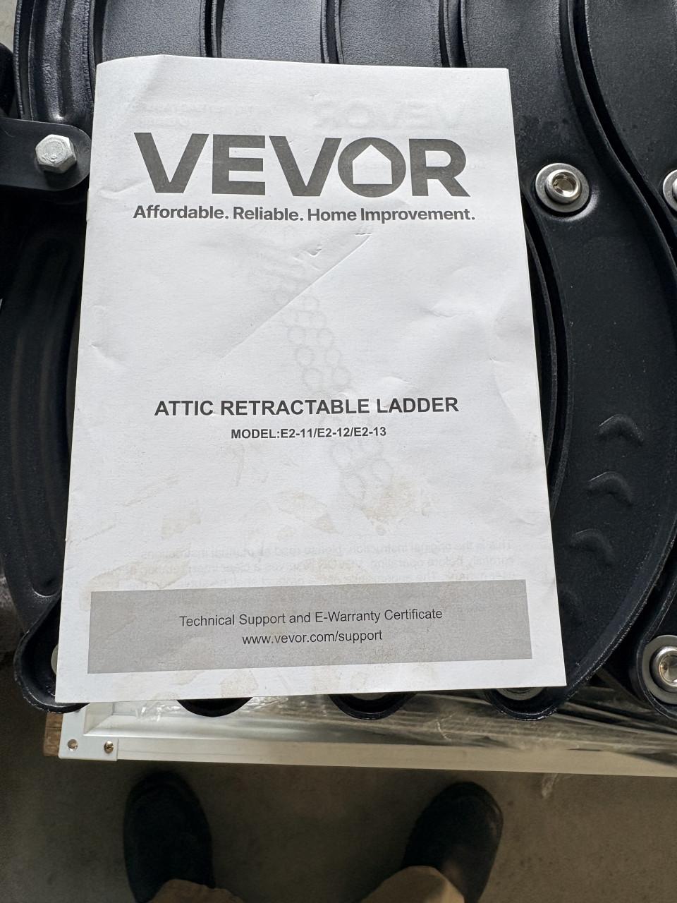 2x Vevor Zoldertrap / Vlizotrap - Nieuw