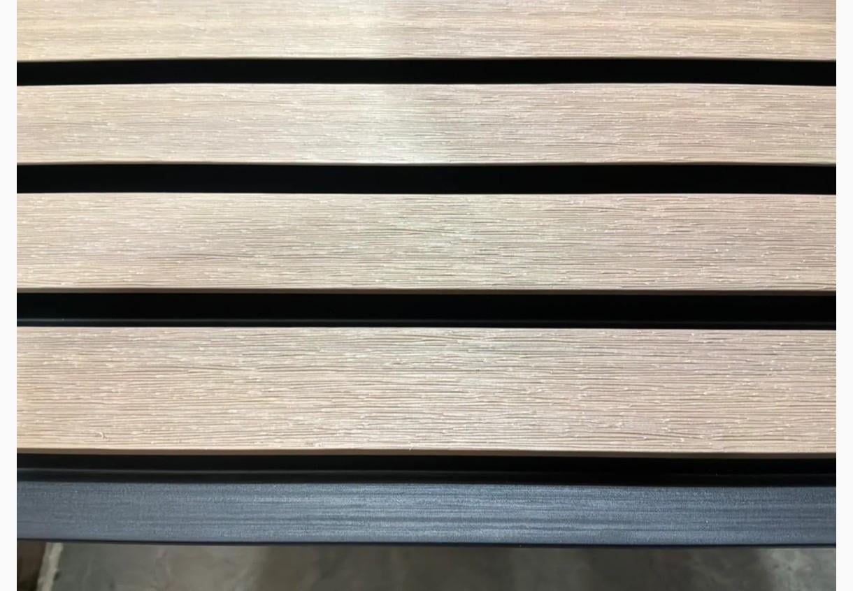 Composiet gevelbekleding oak black 290 cm, 30 panelen