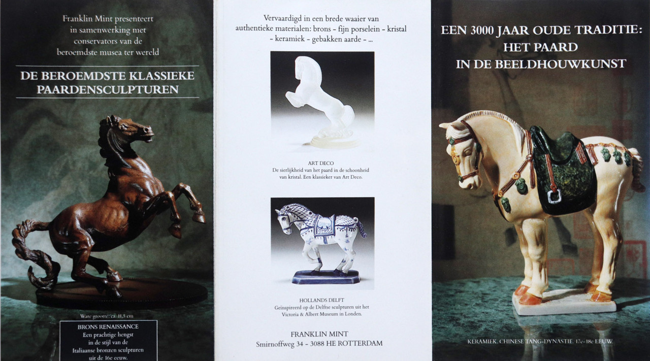 Collectie Klassieke Paardensculpturen