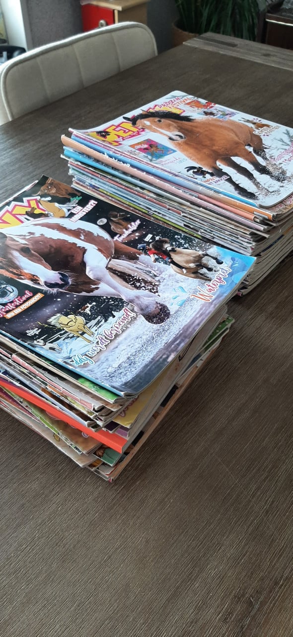 Flinke stapel Penny's stripboeken en Tina